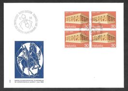 Sonderbrief Eröffnung Planetarium Luzern 1.7.1969 Hans Erni