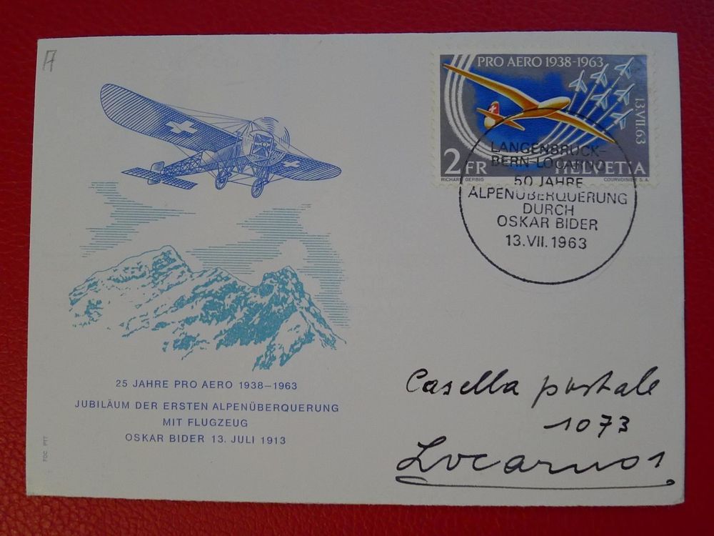 1963: F46 (Pro Aero-Brief) attraktiver MINI-FDC !! (Gebraucht) in ...