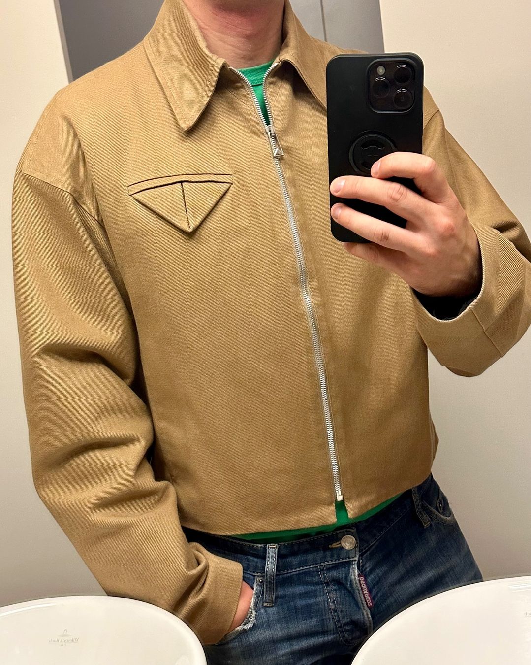 Bottega Veneta Giacche: Bottega Veneta Twill jacket, size S-M – Usato da Winterthur venduto da ivan12891