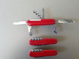Letzte Gelegenheit / 3 rote Victorinox Sackmesser 6-teilig