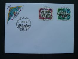 2003 Nr. 1101+1102 auf FDC mit ET-Vollstempel LE FUET