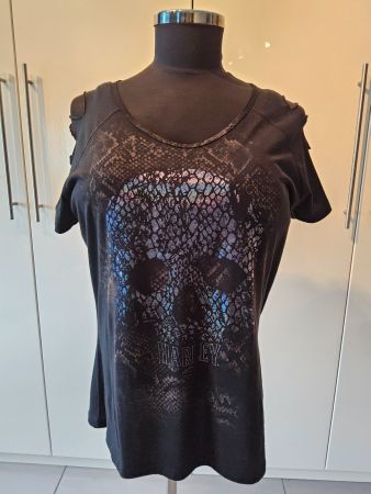 Harley Davidson Shirt mit Totenkopf, Grösse XXL
