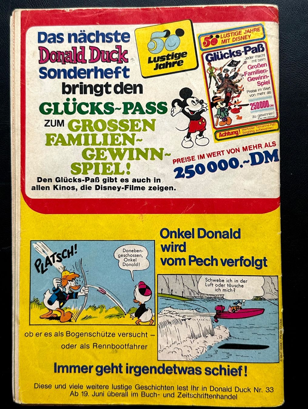 BD: Mickey Maus Nr. 23  9.6.1973 – D'occasion à Seltisberg par quadartswiss 1