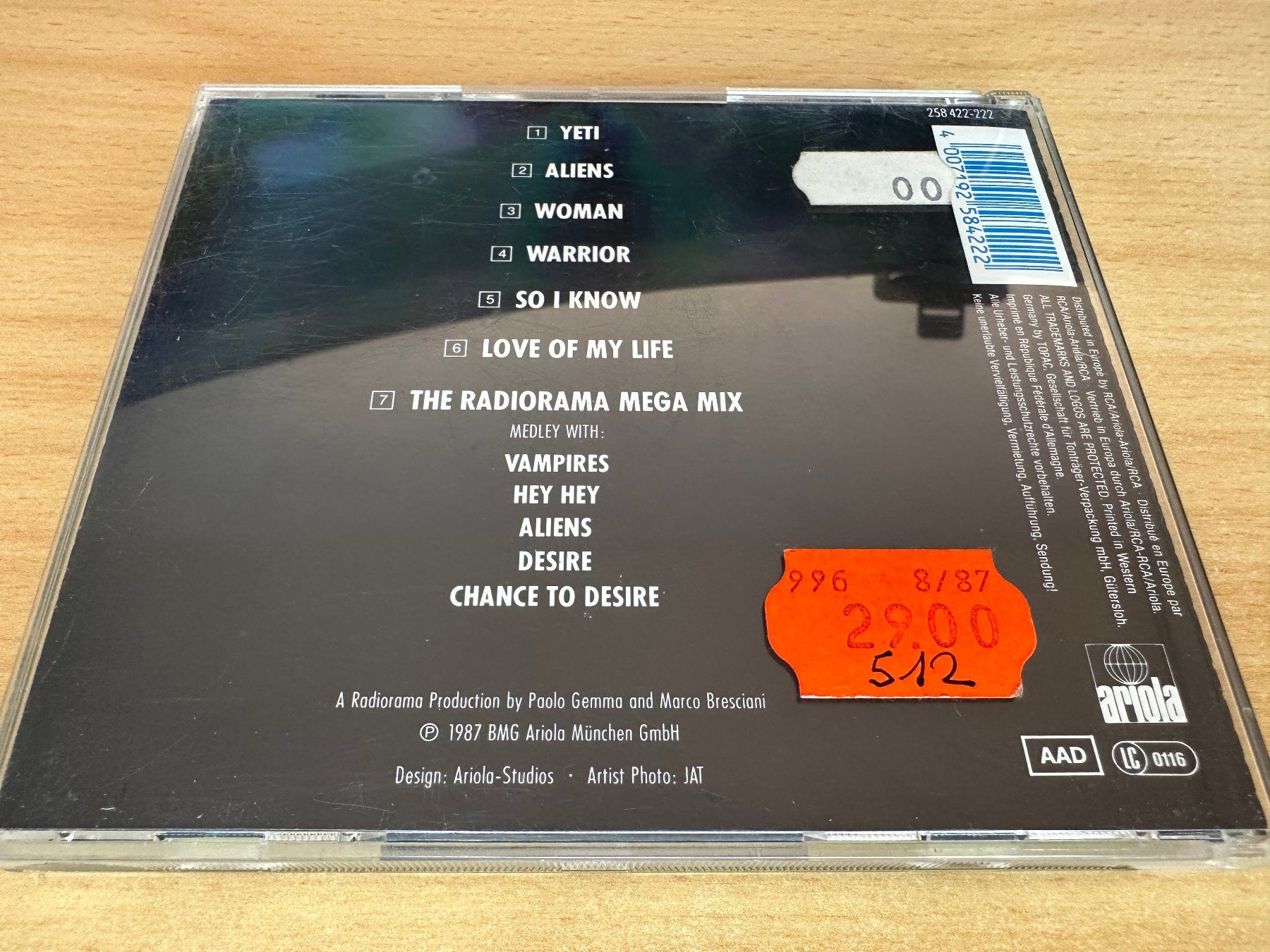 CD: Radiorama – The Second – Usato da Rikon im Tösstal venduto da Alpenmutz 1