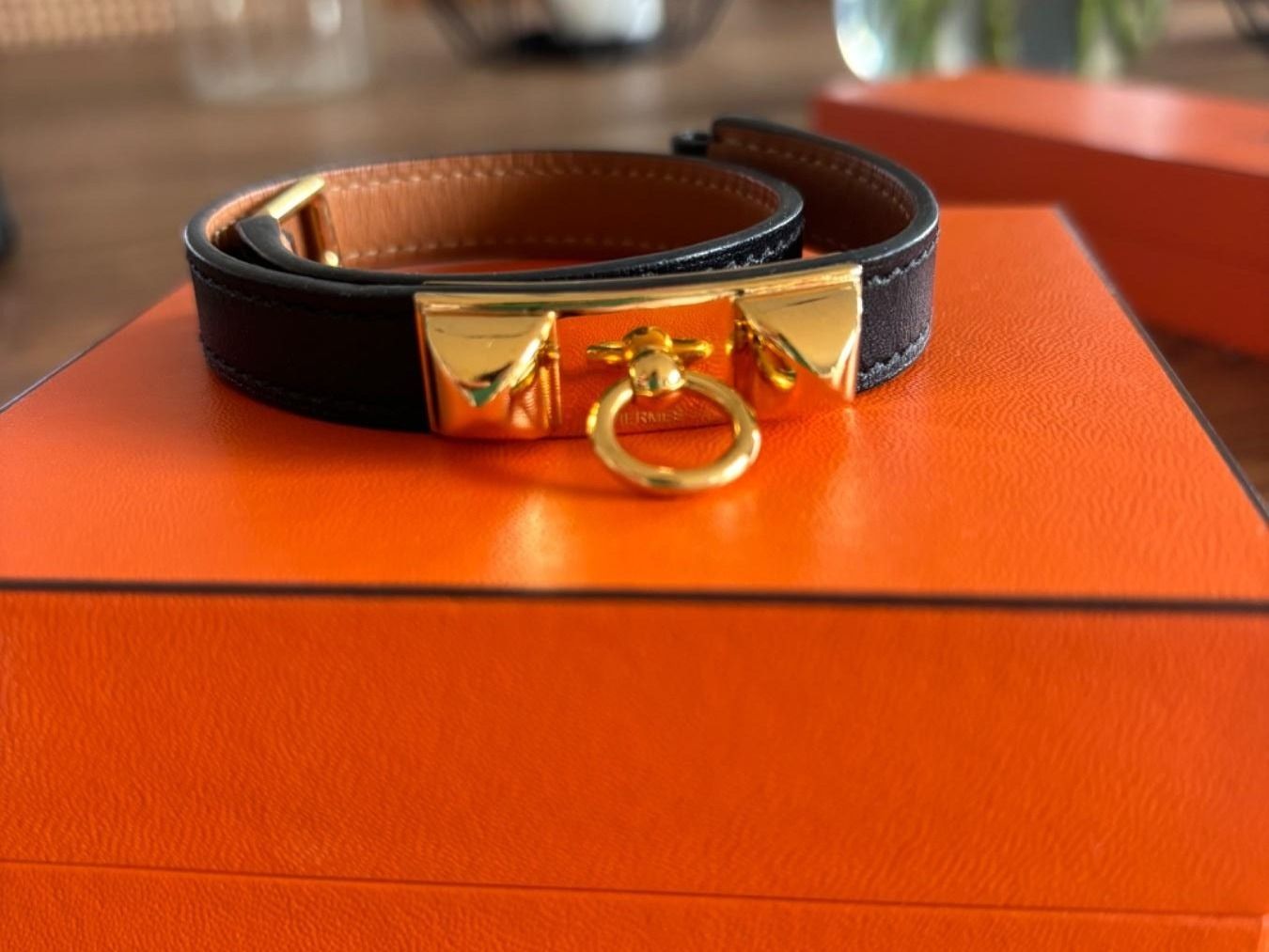 Hermès Bracciali & Braccialetti: ** HERMÈS ** - Rivale double Bracelets en cuir – Nuovo (secondo la descrizione) da Gland venduto da isa__sml