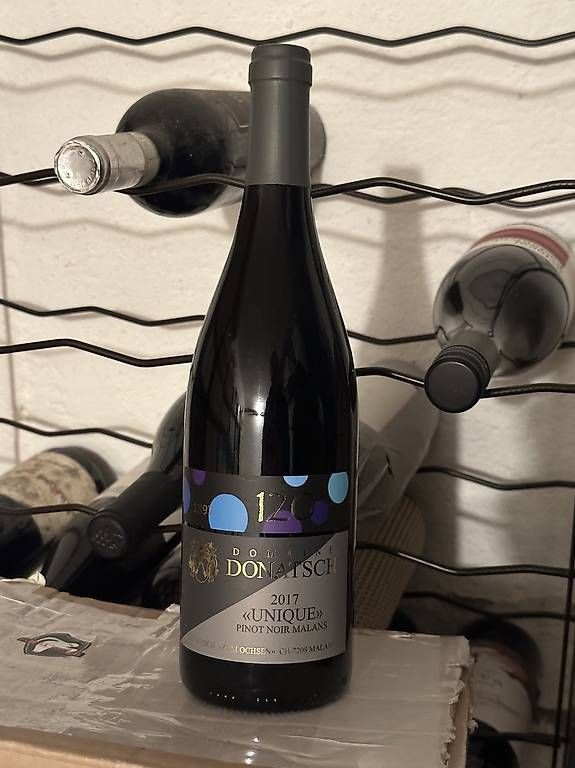 Donatsch Wein: Ab 1.-: Donatsch Unique Pinot Noir 2017 – Neu und originalverpackt aus Luzern von Stefr