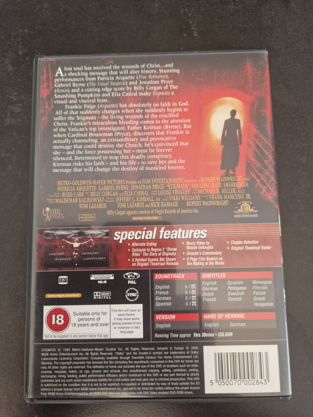 Tutti i DVDs: Stigmata DVD Topzustand englisch – Usato da Buchs SG venduto da Herc01 2