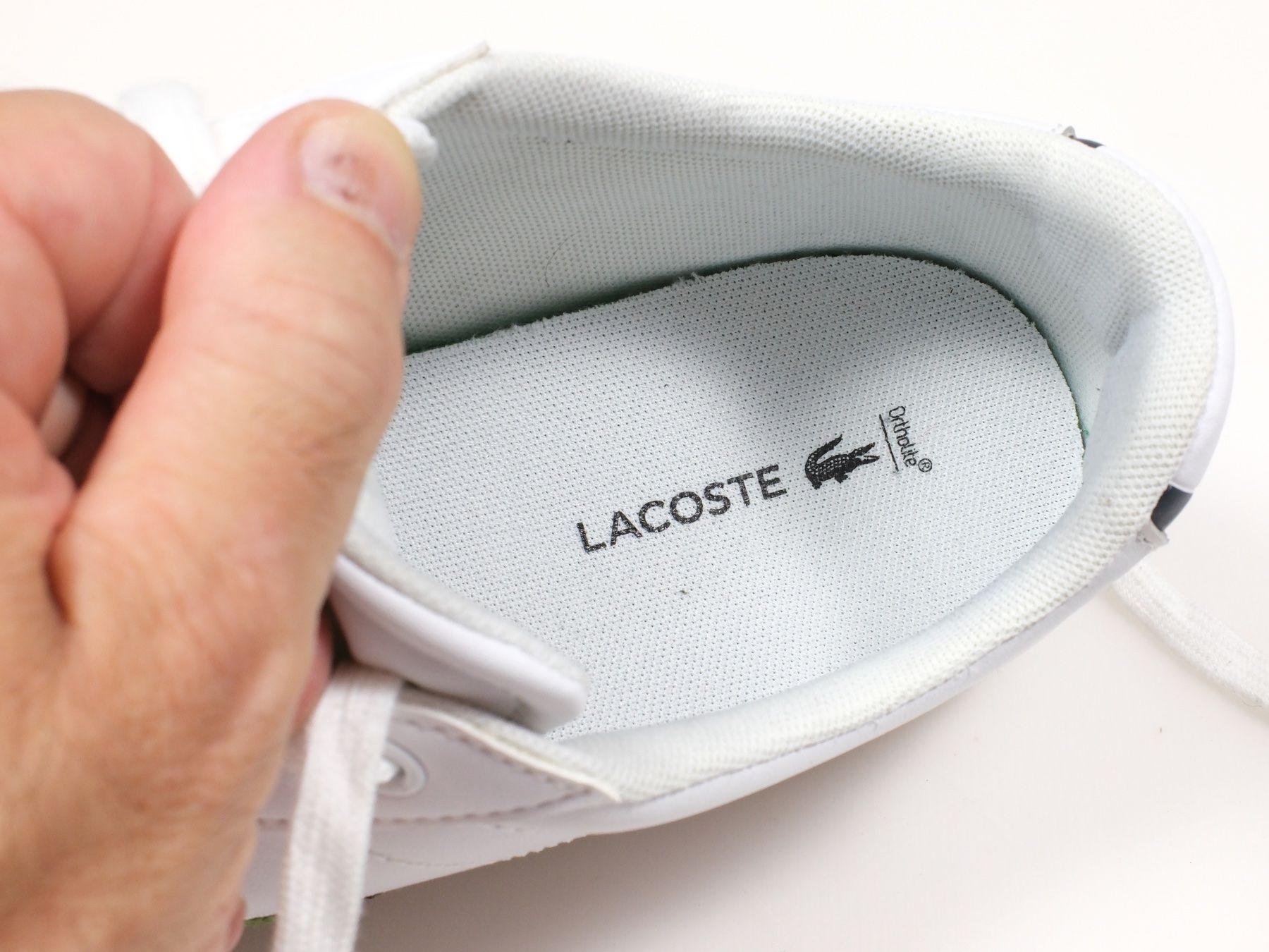 Lacoste Chaussures hommes: LACOSTE Sneaker CARNABY EVO, weiss, Grösse 42 – D'occasion à Lobsigen par Markus_Haenggi_Bern 5
