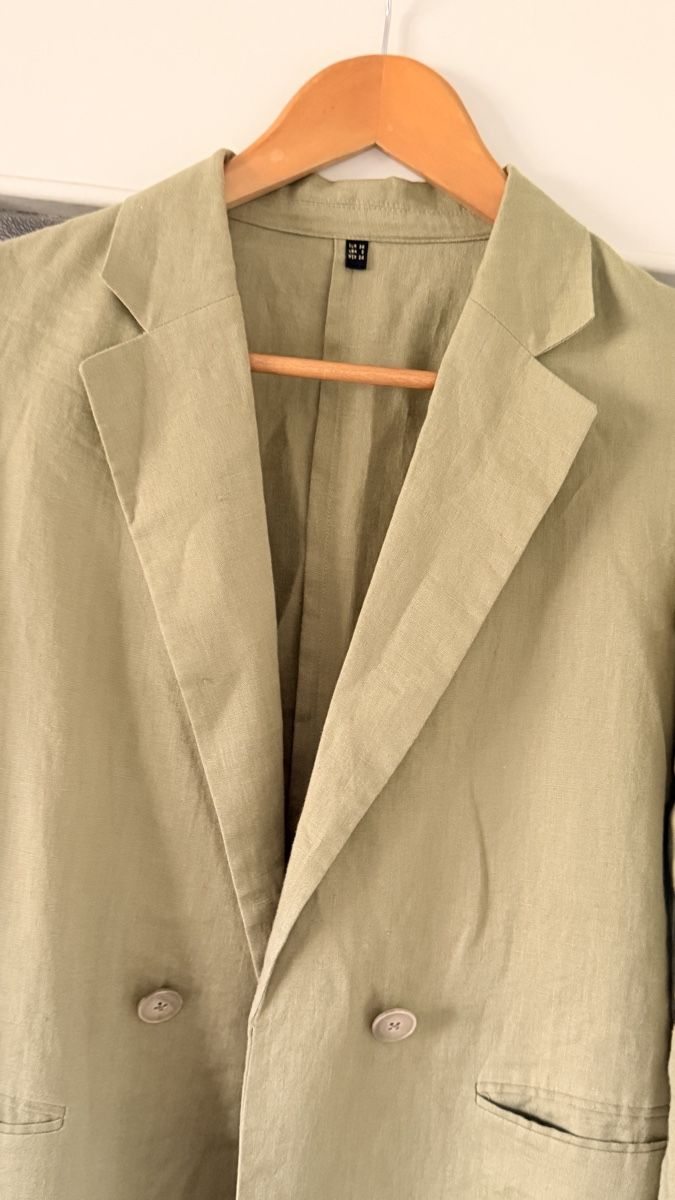Jacken: Blazer Massimo Dutti lin vert olive taille 34  – Gebraucht aus Bulle von LeMoleson 6