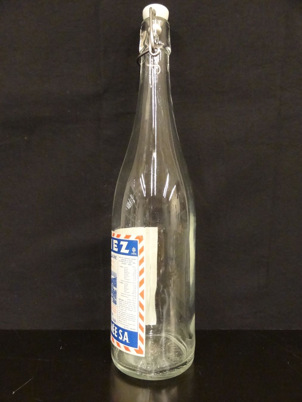 Gläser, Krüge & Flaschen: alte Mineralwasser Flasche HENNIEZ LITHINÉE – Gebraucht aus Kerzers von Flaschenposten 4