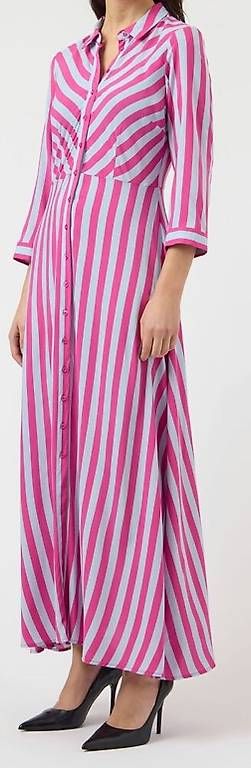 Vestiti: Neues Kleid von YAS gestreift. Viskose. S. – Nuovo e nell'imballaggio originale da Zürich venduto da Sunnyflower97