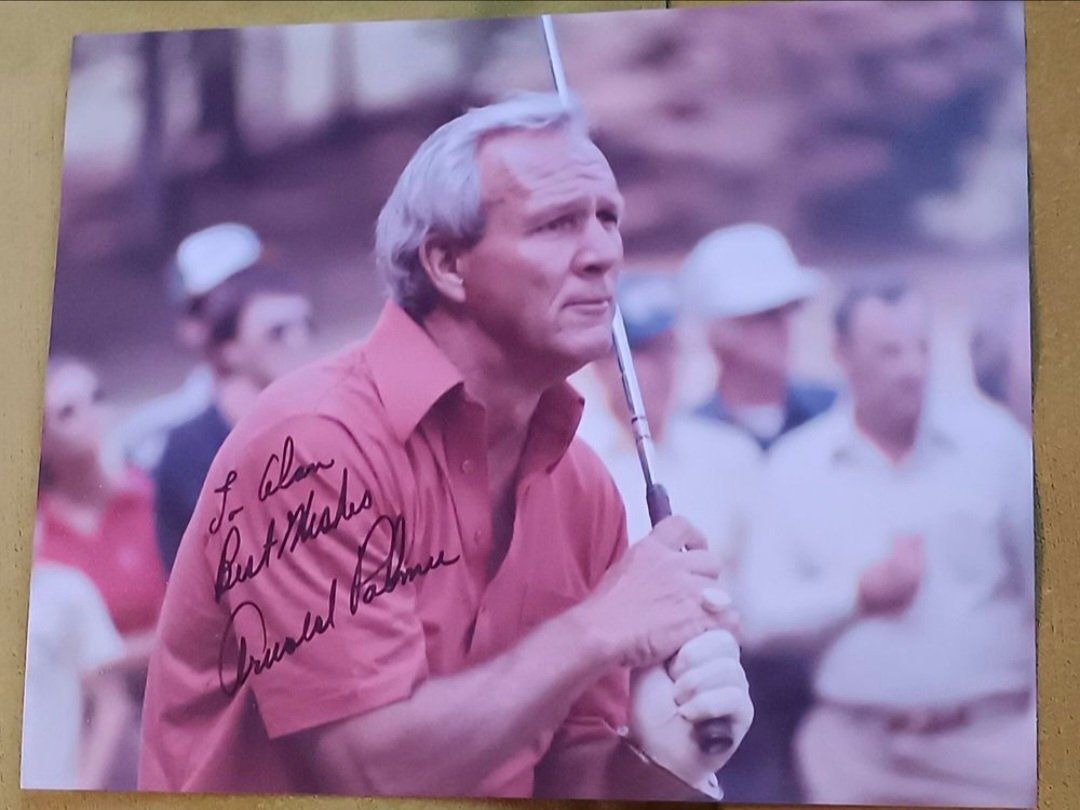 Autografi: Arnold Palmer - Golflegende - 20x25cm - handsigniert – Usato da Menziken venduto da Autogramme