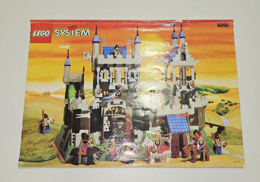LEGO SYSTEM RITTER 6090 KlNG'S CASTE KÖNIGS SCHLOSS (Usato) a
