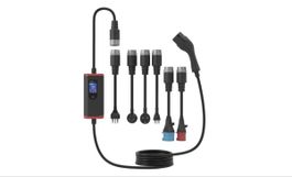 Mobiles Ladekabel E-Auto 11kW Universal-Adapterset NEU & OVP