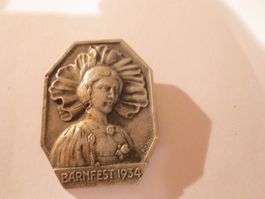 Anstecknadel/Brosche Bärnfest 1934 -Bern