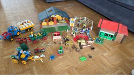 Kombination vieler Playmobil Bauernhof Sets