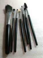 7 make up pensel set,schwarz