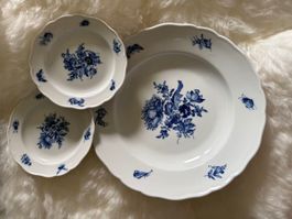 3 Meissen Porzellan Teller / Schwertmarke