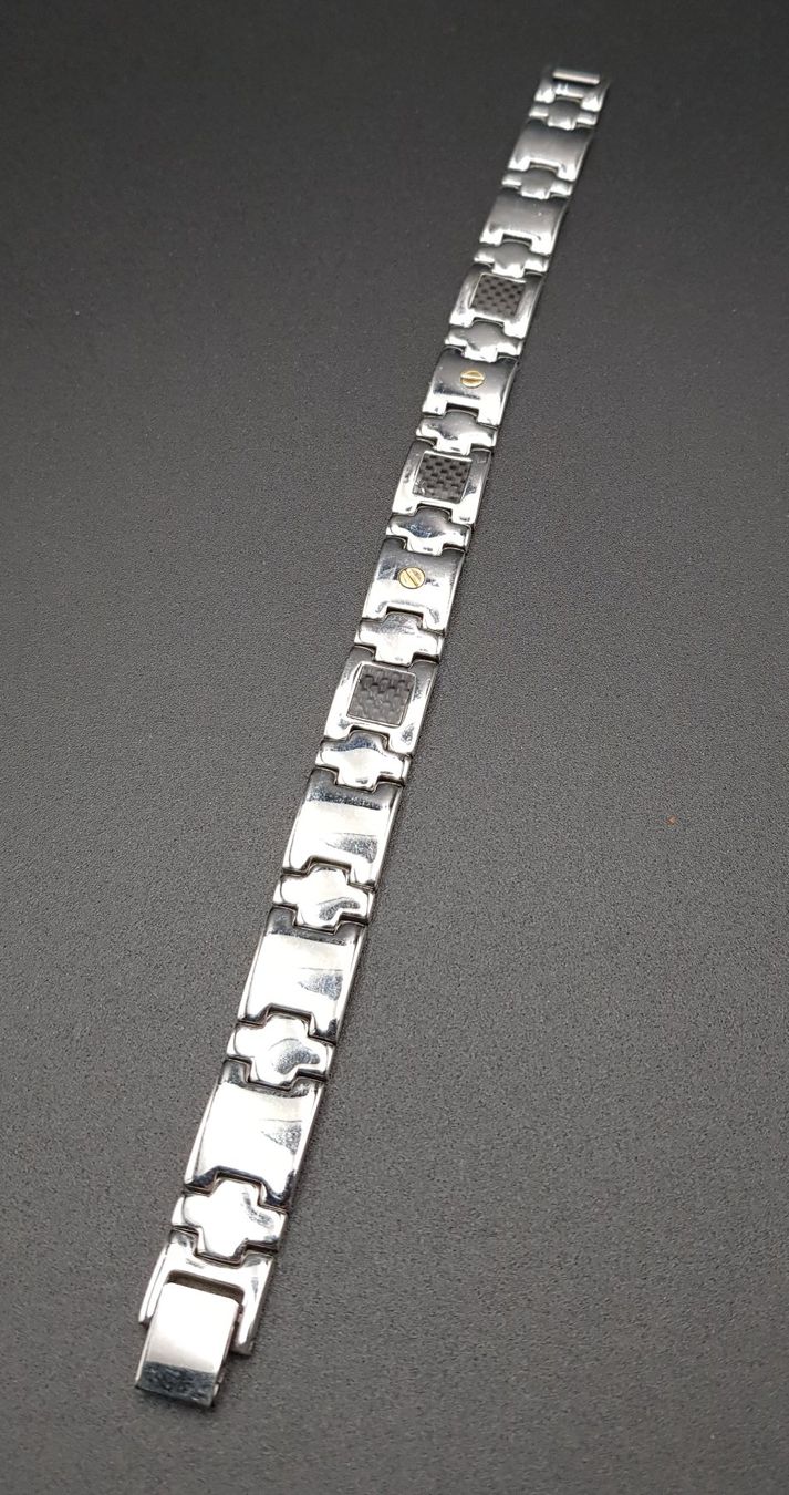 Bracciali & Braccialetti: Armband Chromstahl – Usato da Wald ZH venduto da Silena02 1