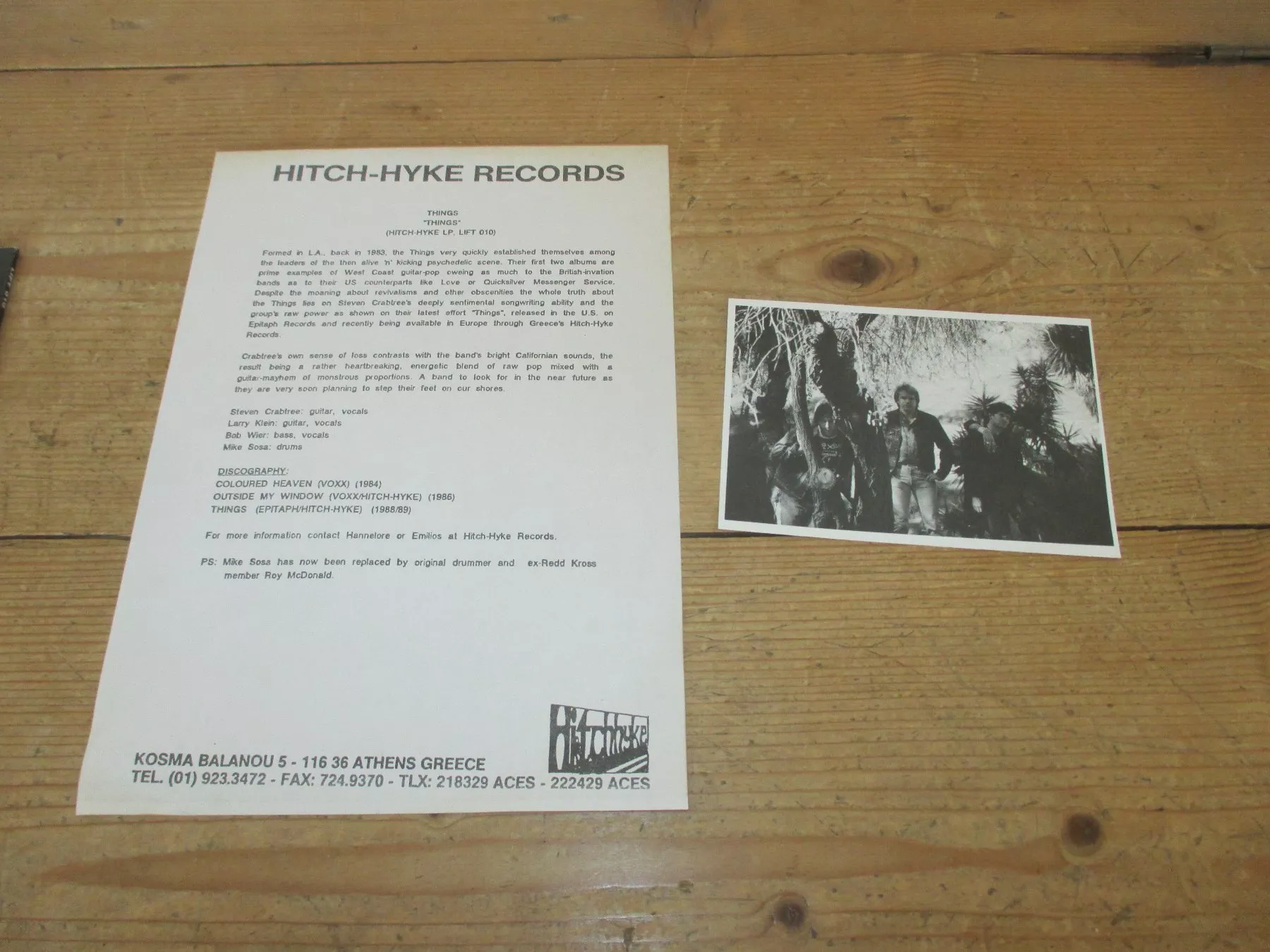 Schallplatten: Things LP – Gebraucht aus Flims - Dorf von Stagediver 4