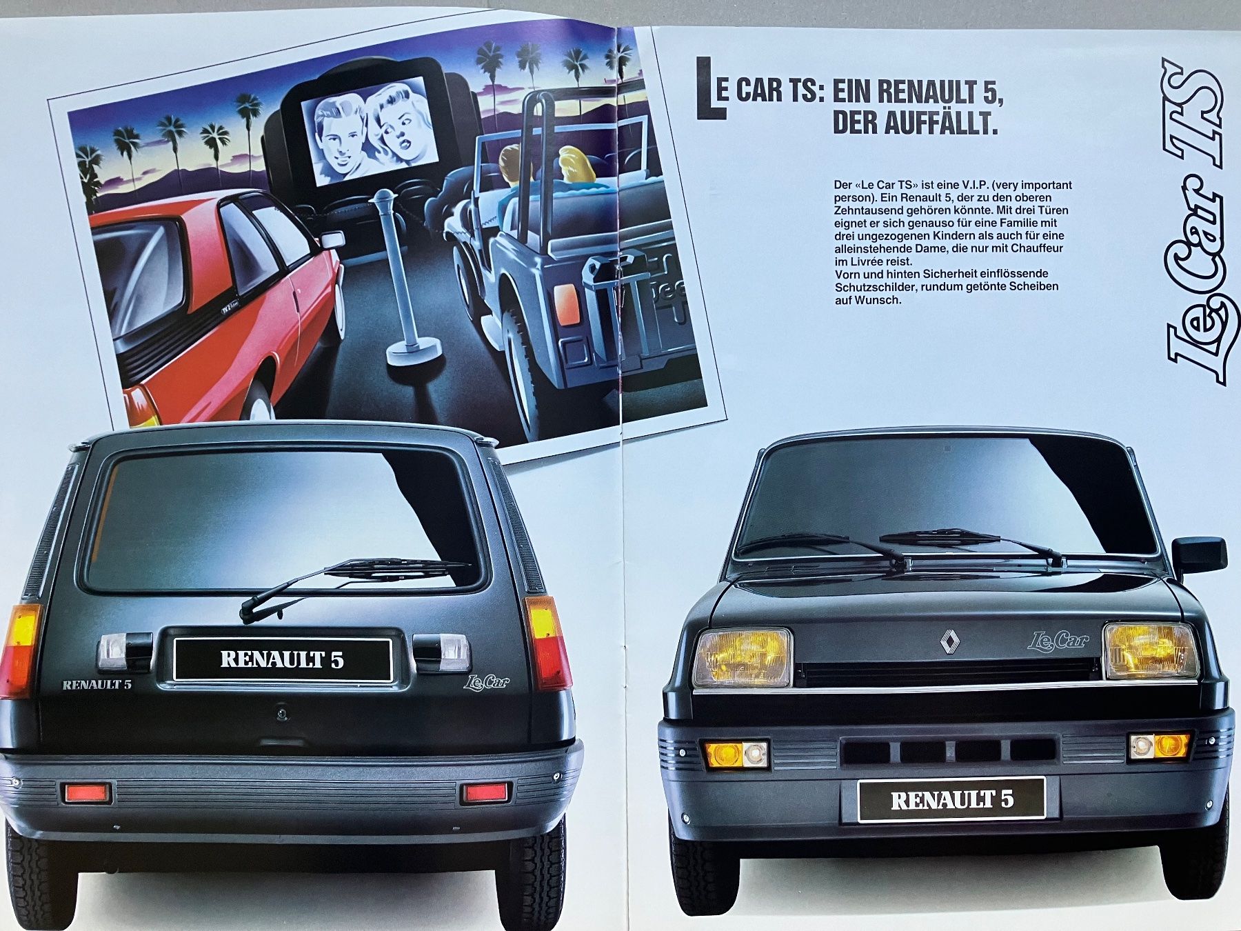 Renault Automobili: Renault 5 Le Car - Original-Prospekt – Nuovo (secondo la descrizione) da Malans GR venduto da Chueche427 2