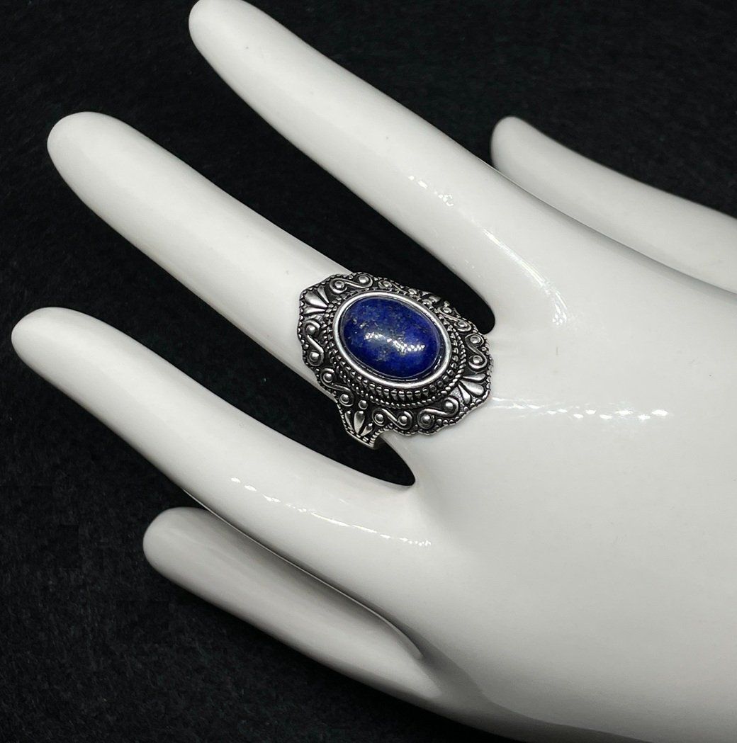 Anelli: Vintage Lapis Lazuli Ring, Sterlingsilber Gr. 61 – Nuovo (secondo la descrizione) da Thun venduto da Creative-Art-Tess 5