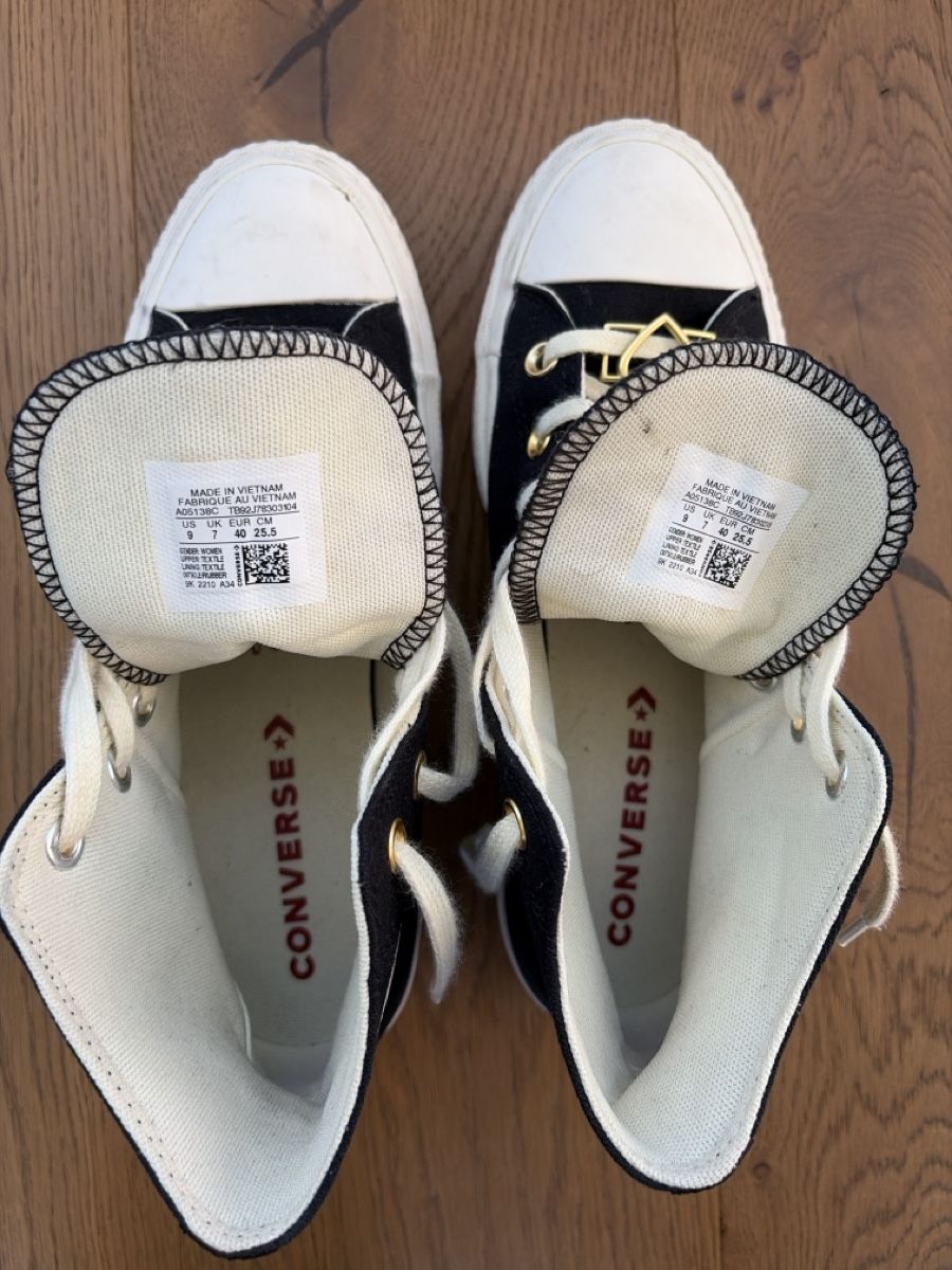 Converse Damenschuhe: Converse All Star Sneaker schwarz Grösse 40 – Gebraucht aus Chur von Mity88 4