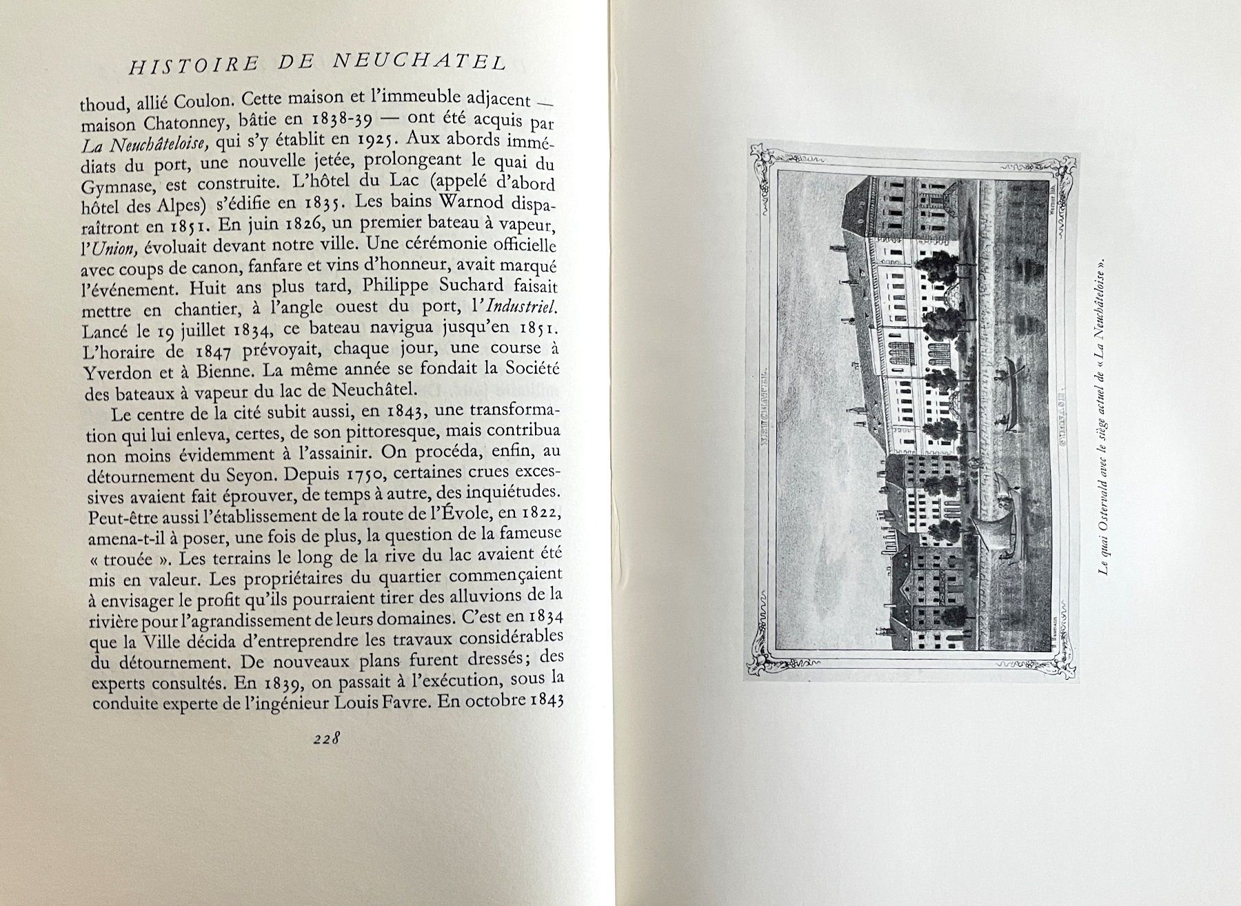 Bücher: Neuchâtel - Histoire d'une cité - 1946 Charly Guyot – Gebraucht aus Savagnier von Ne2065 8