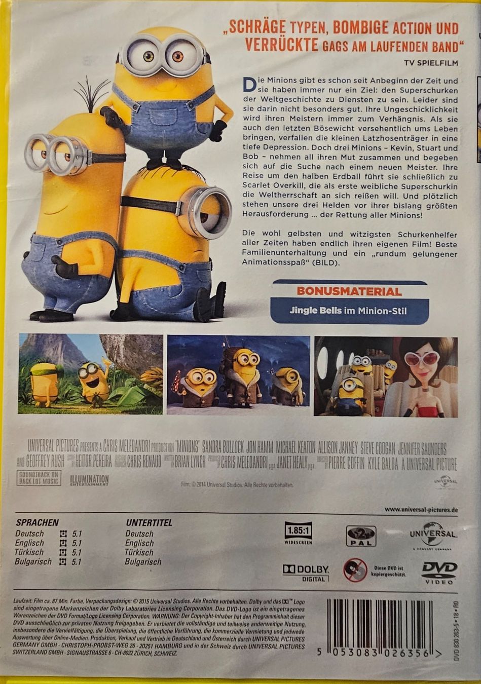 Tous les DVDs: Minions – Neuf avec emballage d'origine à Wahlen b. Laufen par Cg10 1