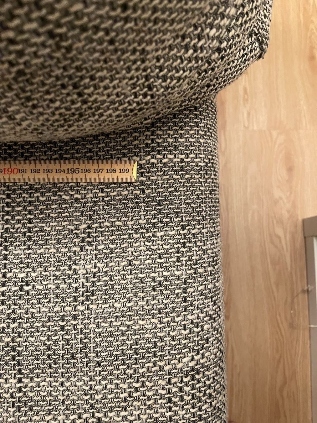 Sofas: Sofa, weiss/grau, ausziehbar – Gebraucht aus Stans von bet4benz 6