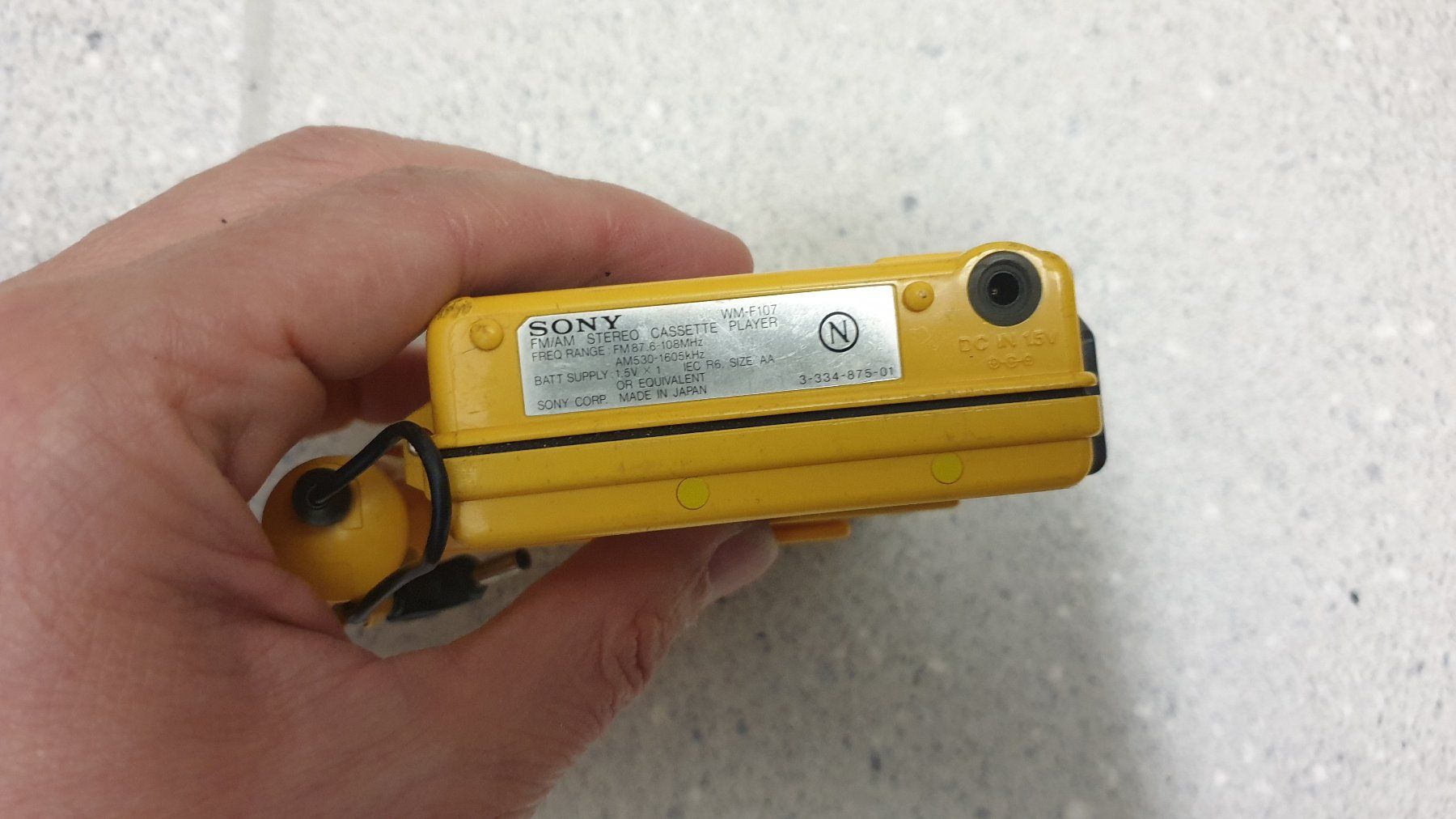 Sony Lettore multimediale portatile: SONY Solar Walkman WM-F107 – Usato da Stäfa venduto da Supertramp73 7