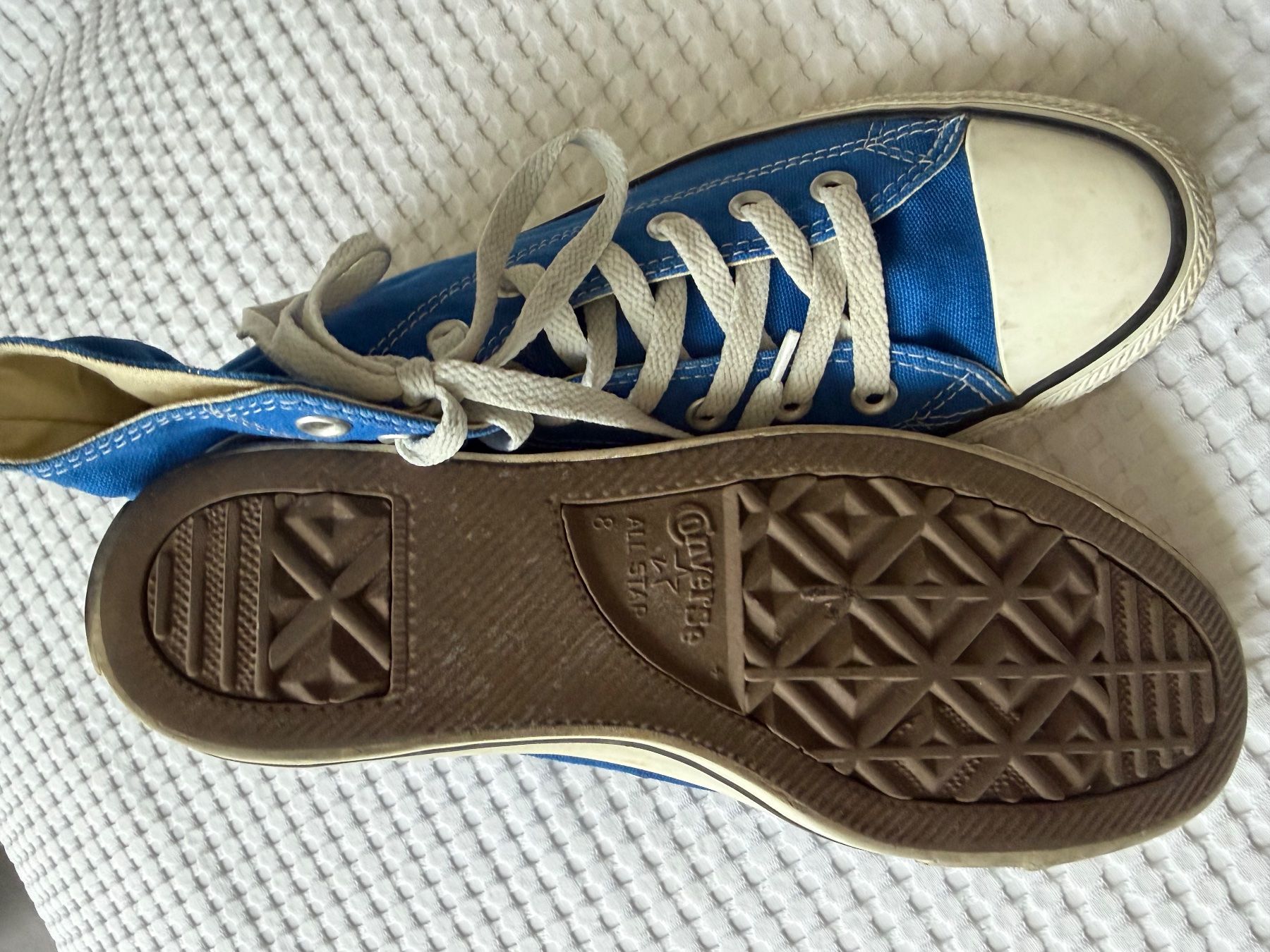 Converse Scarpe da uomo: Converse All Star High, blau Grösse 41,5 – Usato da Samedan venduto da Lingi08 1