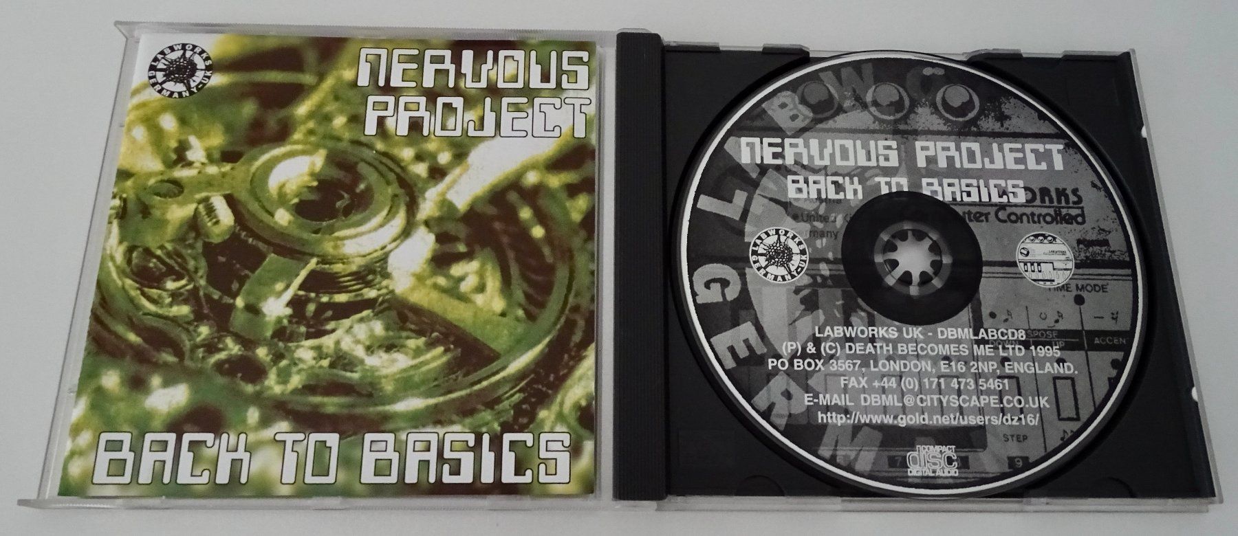 CD: Nervous Project Back to Basics CD Old School Techno – Usato da Gwatt (Thun) venduto da samojede67