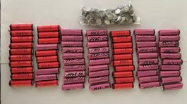 70 Rollen 5 Rappen und 500 Stk. Lose 5 Räppler