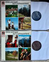2 LP Chrüz Und Quer Dur's Schwyzerland 1 & 2 GEWASCHEN TOP