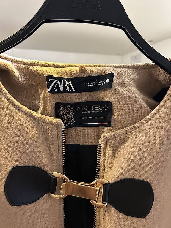 Zara Cappotti: Zara Manteco Mantel beige – Nuovo (secondo la descrizione) da Zuchwil venduto da celixne 1