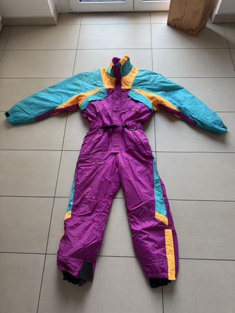 Aesse pink Skianzug Vintage Retro  Gr. S