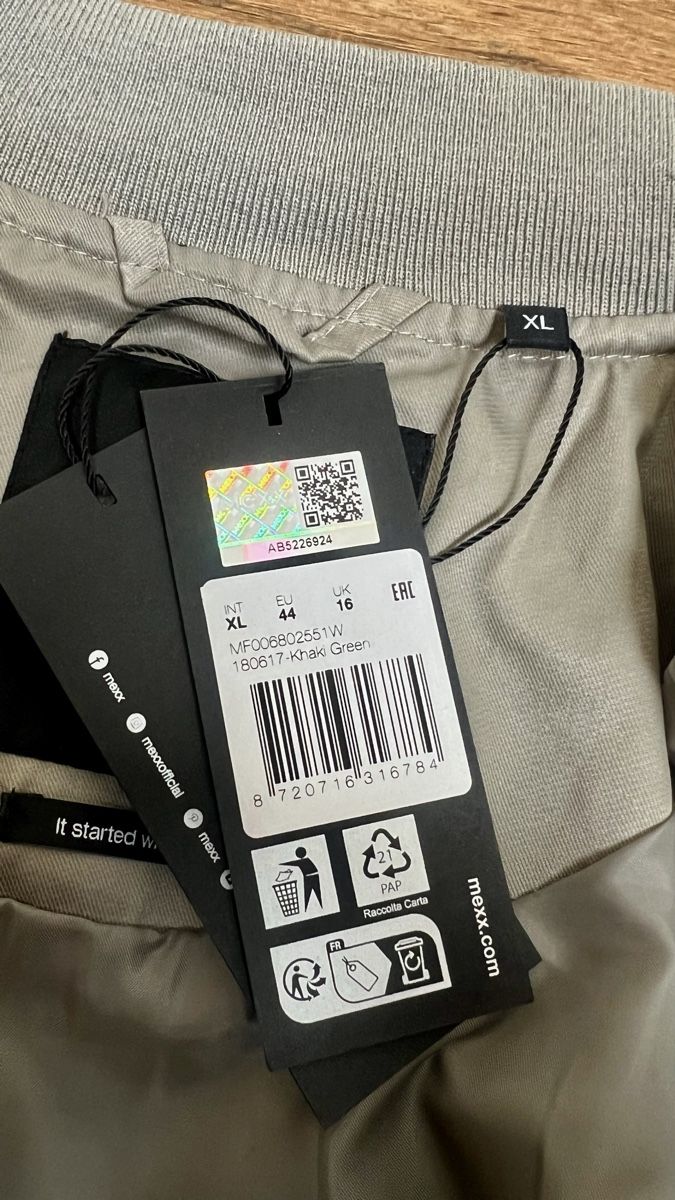 Mexx Giacche: Mexx Khaki Bomber Jacke, Gr. XL - Neu – Nuovo e nell'imballaggio originale da Visp venduto da bluenero 5
