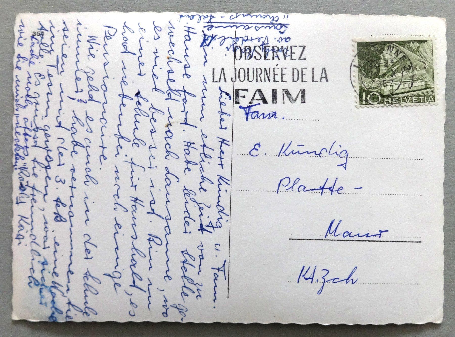 Cartes postales: Souvenir de Lausanne – D'occasion à Fétigny par Billy2miny 1