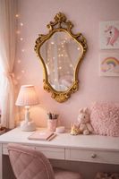 Miroir antique doré, charme d'antan pour votre intérieur!