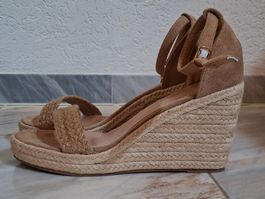 Keilsandalen Grösse 38, beige