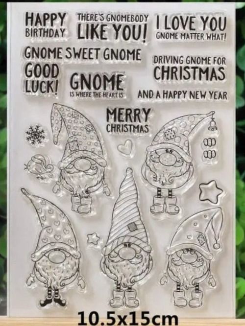 Timbri: Silikonstempel Nr.534, Weihnachten – Nuovo e nell'imballaggio originale da Gretzenbach venduto da Fliegepilz56