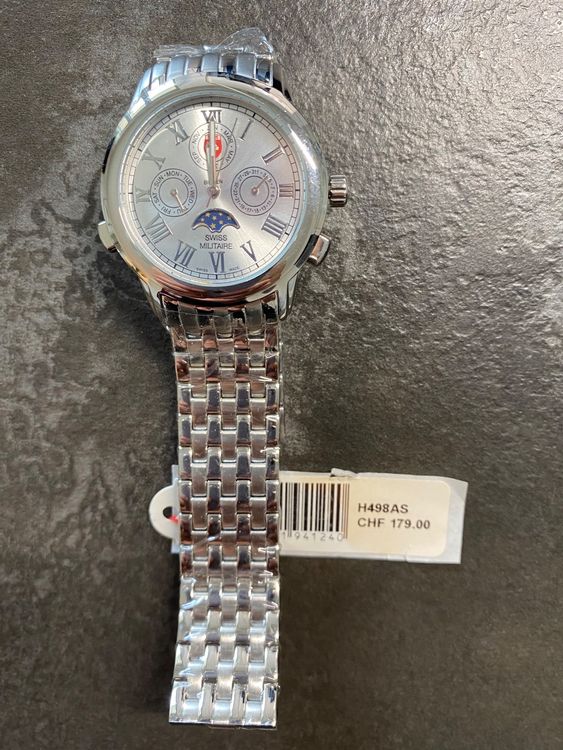 MONTRE TONIO LORENZI - Fonctionne Avec Pile Neuve - SWISS PARTS - Occasion Homme Style Sport