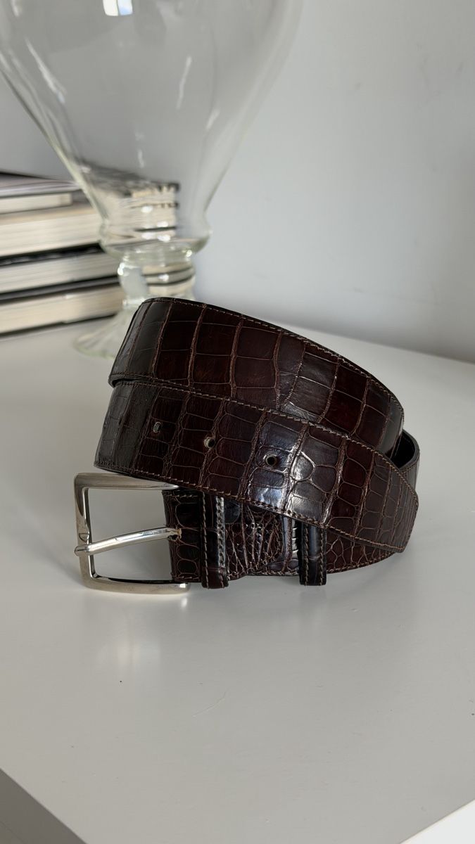 Cinture: Leather belt  – Nuovo (secondo la descrizione) da Paradiso venduto da viorea