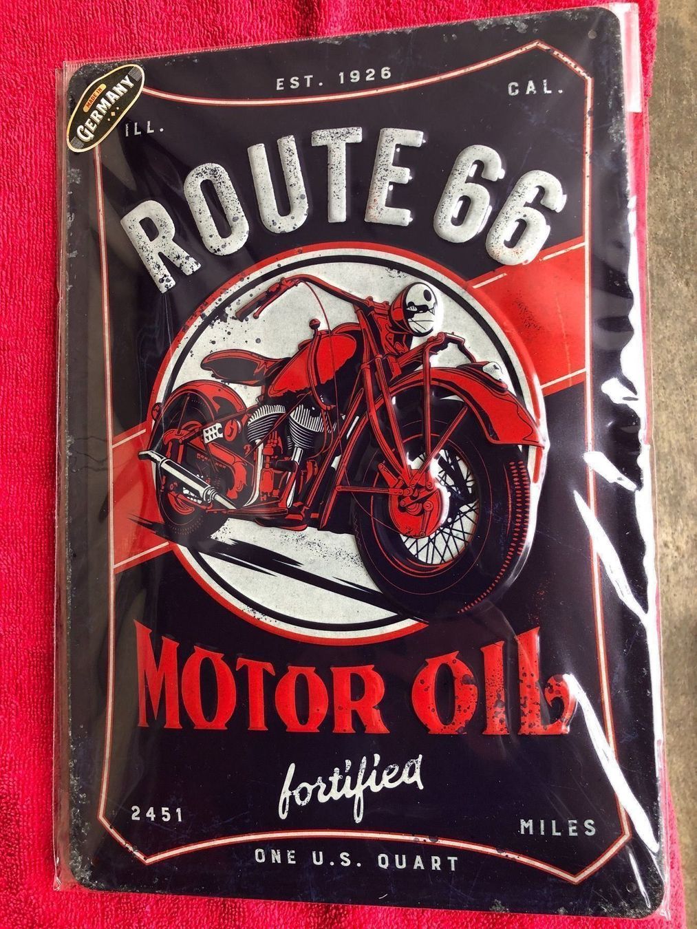 Insegne: Route 66 motor oil classic – Nuovo (secondo la descrizione) da Reinach AG venduto da rares75