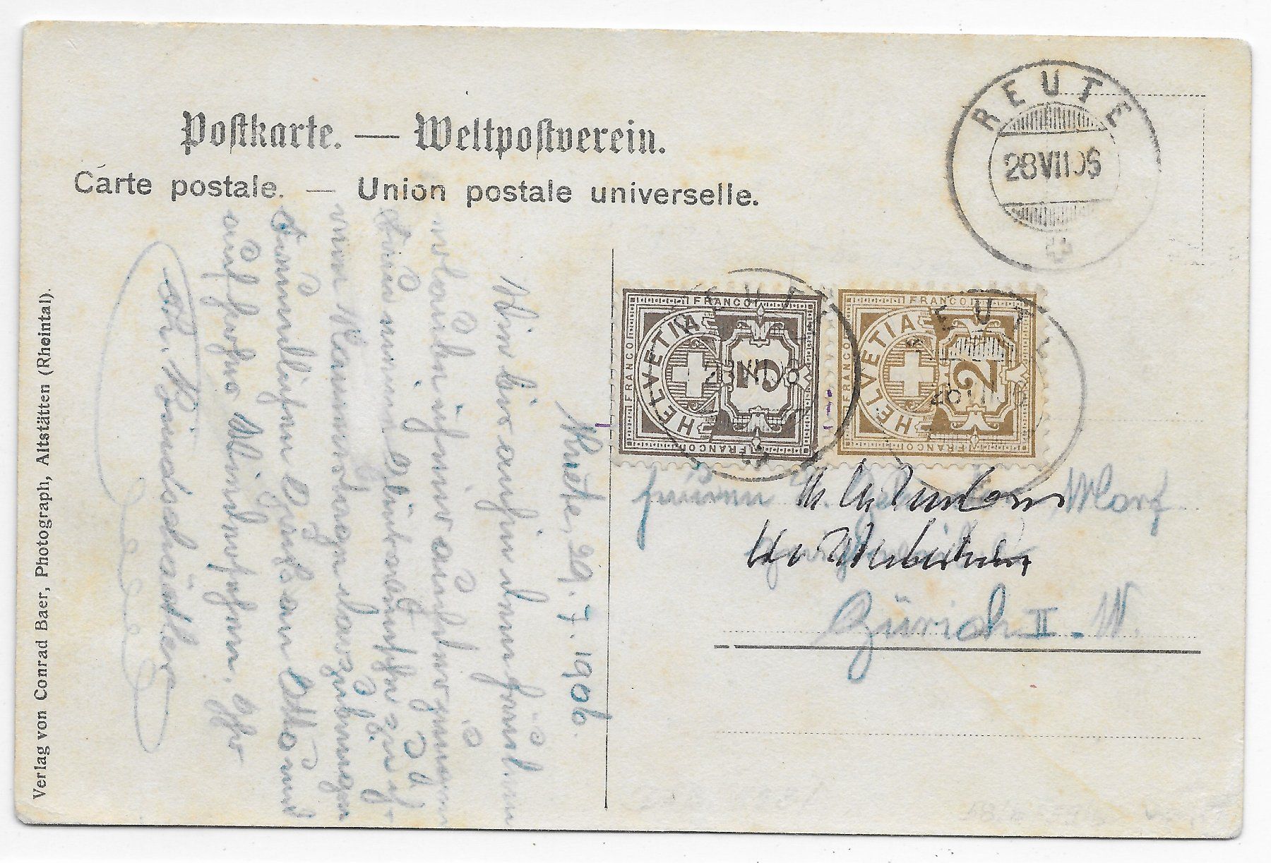 Cartes postales: Weinstein Marbach – D'occasion à Hefenhofen par Richsalz 1