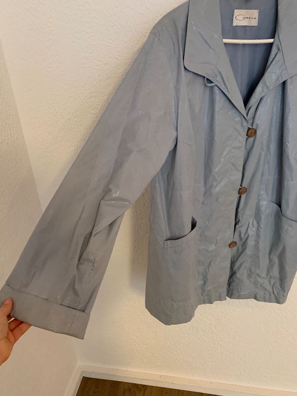 Giacche: Vintage Corena Jacke Hellblau Gr. XL – Usato da Fislisbach venduto da KolibriSecondhand 4