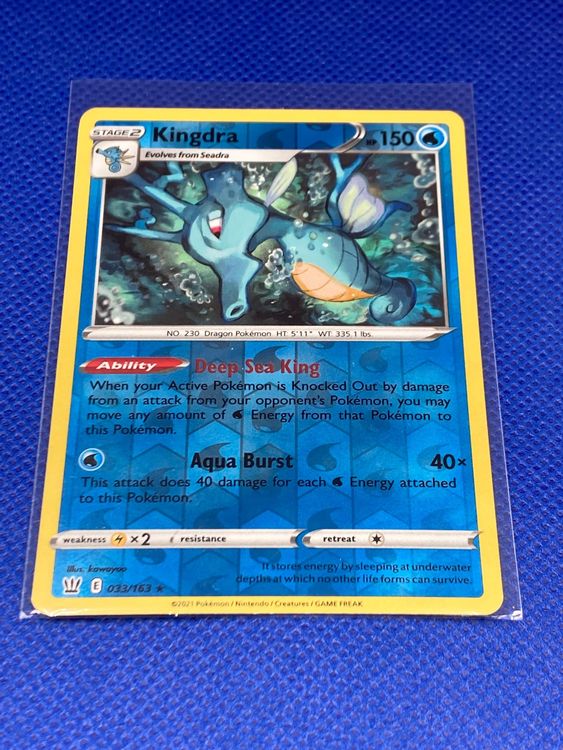 Pokemon Battle Style Kingdra 033 / 163 Reverse Holo Kaufen auf Ricardo