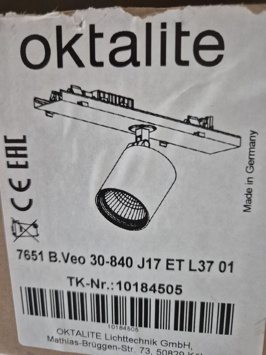Lustres & lampes de plafonds: LED Schienenleuchte Oktalite E - LINE NEXT FIX – Neuf avec emballage d'origine à Oetwil am See par Janina5 6