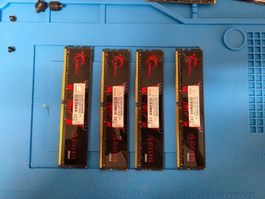 64Gb DDR4 Ram G.Skill Aegis 4x16GB, 3200 MHz